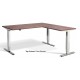 Cromo Corner Triple Motor Chrome Height Adjustable Desk